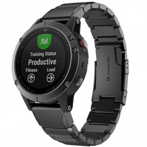  Ремешок Tech-Protect SteelBand для Garmin Fenix 3 | 5X | 3HR | 5X Plus | 6X | 6X Pro | 7X Black (5906735412581)